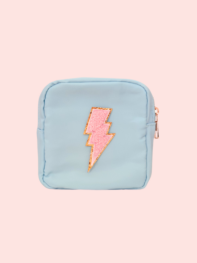 Mini Care Nylon Pouch Celeste- So Aesthetic!