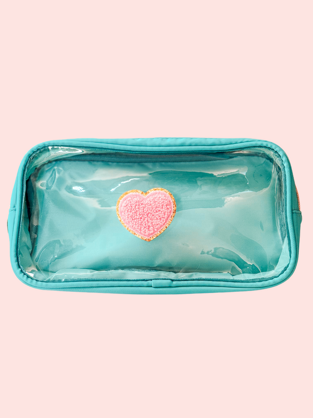 Clear Pouch M Aqua - So Aesthetic!