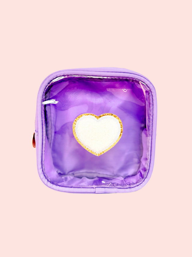 Clear Pouch CH Morado - So Aesthetic!