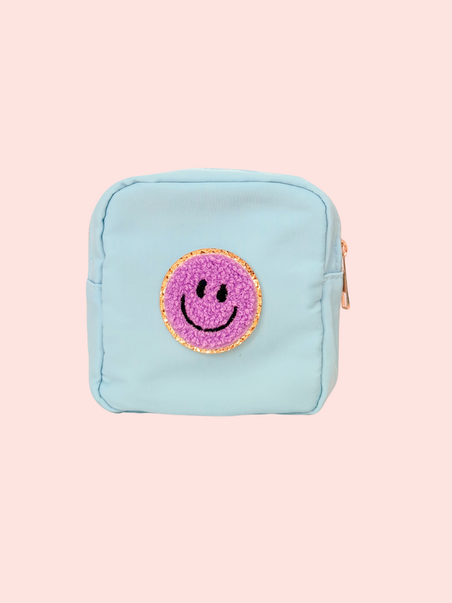 Mini Care Nylon Pouch Celeste- So Aesthetic!