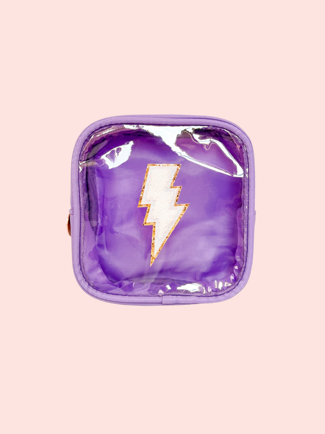 Clear Pouch CH Morado - So Aesthetic!