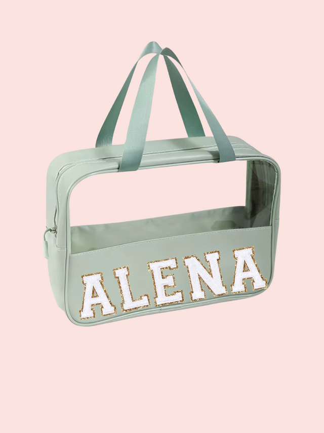 Clear Tote L- Menta