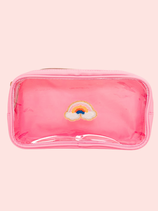 Clear Pouch M Rosa - So Aesthetic!