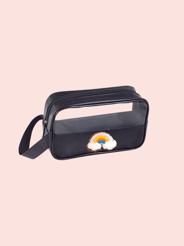 Clear Tote Ch- Negro