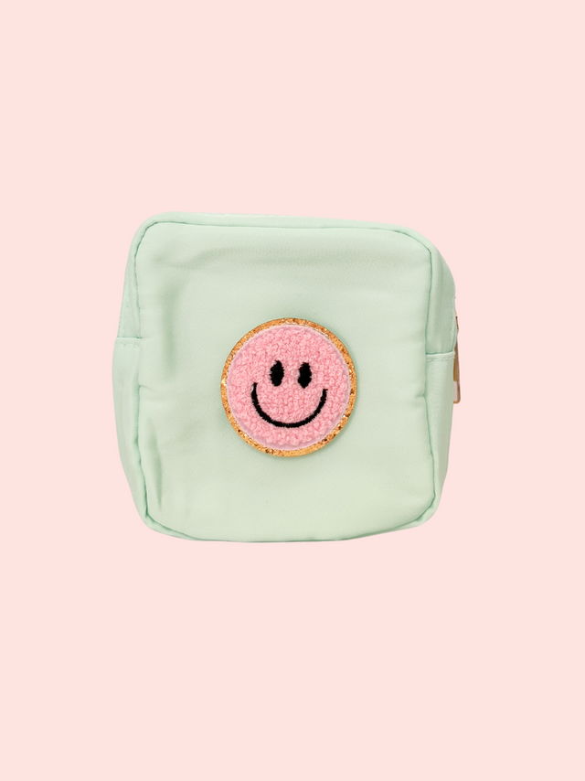 Mini Care Nylon Pouch Menta - So Aesthetic!
