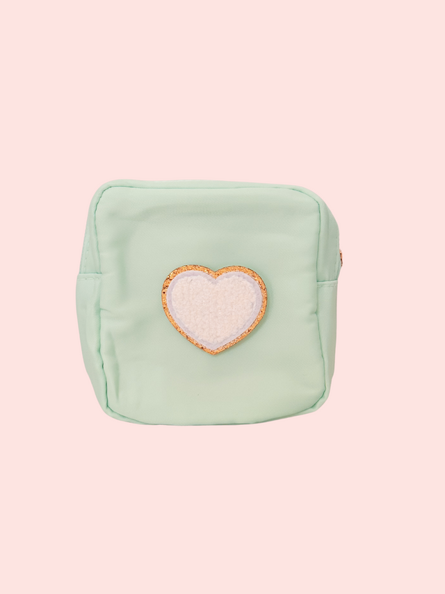 Mini Care Nylon Pouch Menta - So Aesthetic!