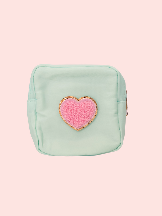 Mini Care Nylon Pouch Menta - So Aesthetic!