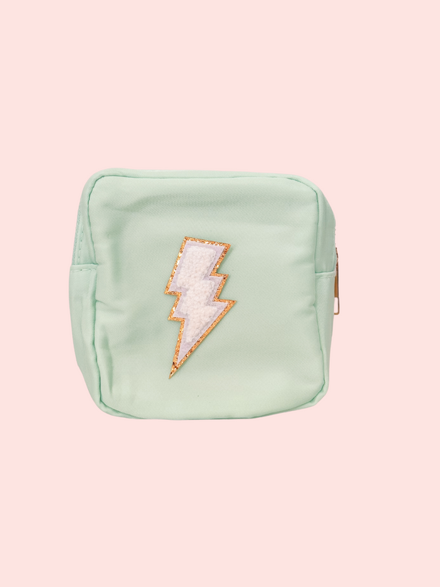 Mini Care Nylon Pouch Menta - So Aesthetic!