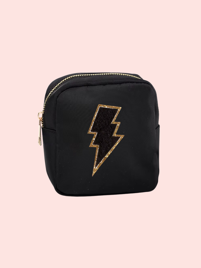 Mini Care Nylon Pouch Black - So Aesthetic!