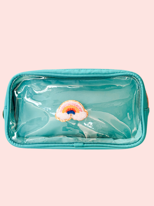 Clear Pouch M Aqua - So Aesthetic!