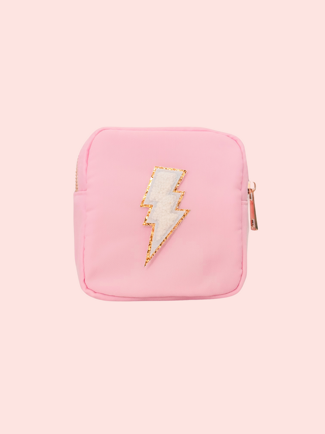 Mini Care Nylon Pouch Rosa - So Aesthetic!