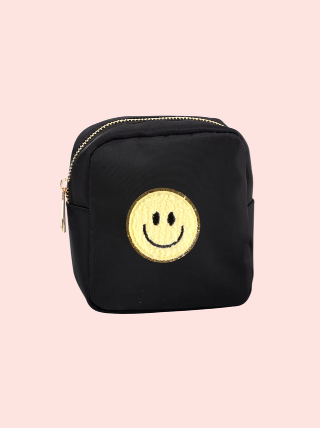 Mini Care Nylon Pouch Black - So Aesthetic!