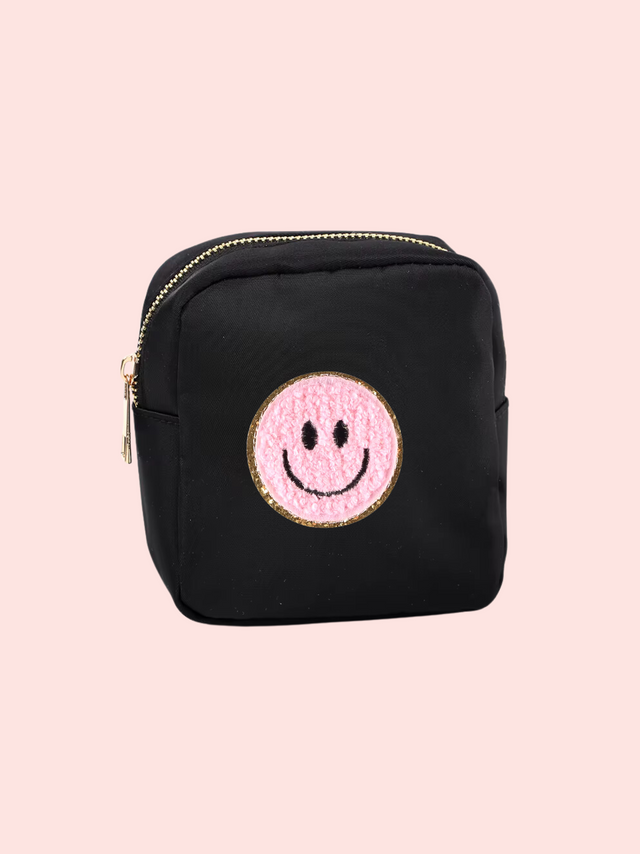 Mini Care Nylon Pouch Black - So Aesthetic!