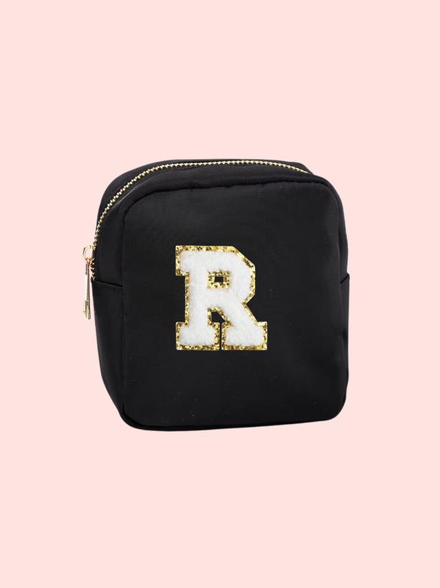 Mini Care Nylon Pouch Black - So Aesthetic!