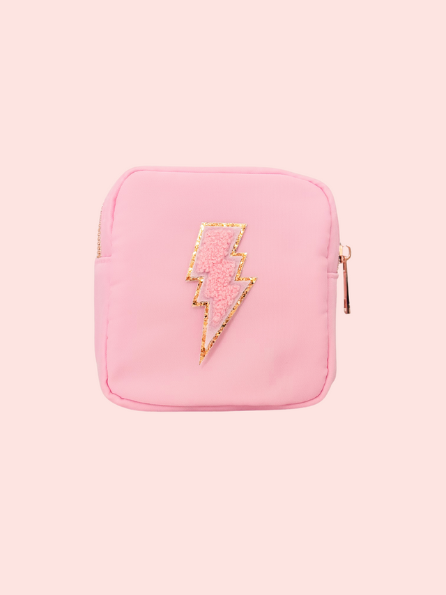 Mini Care Nylon Pouch Rosa - So Aesthetic!