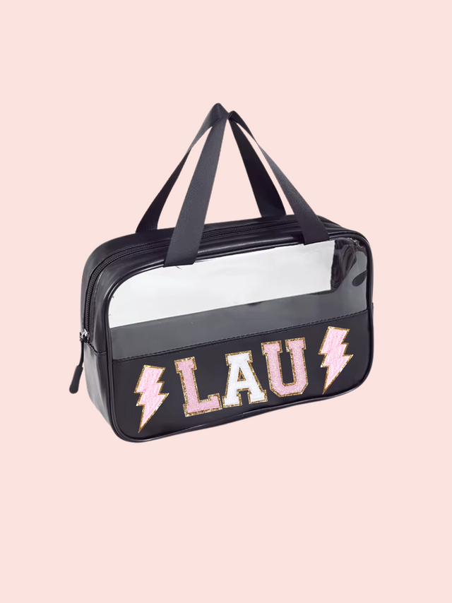 Clear Tote M- Negro