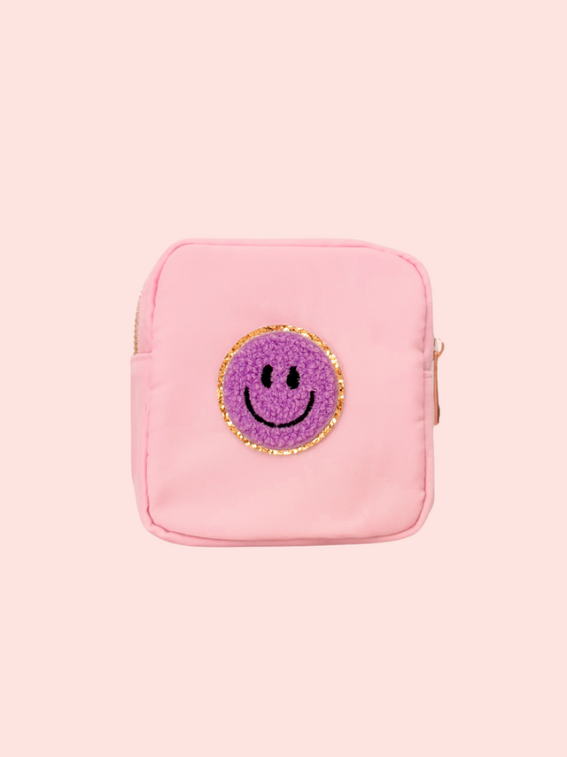 Mini Care Nylon Pouch Rosa - So Aesthetic!