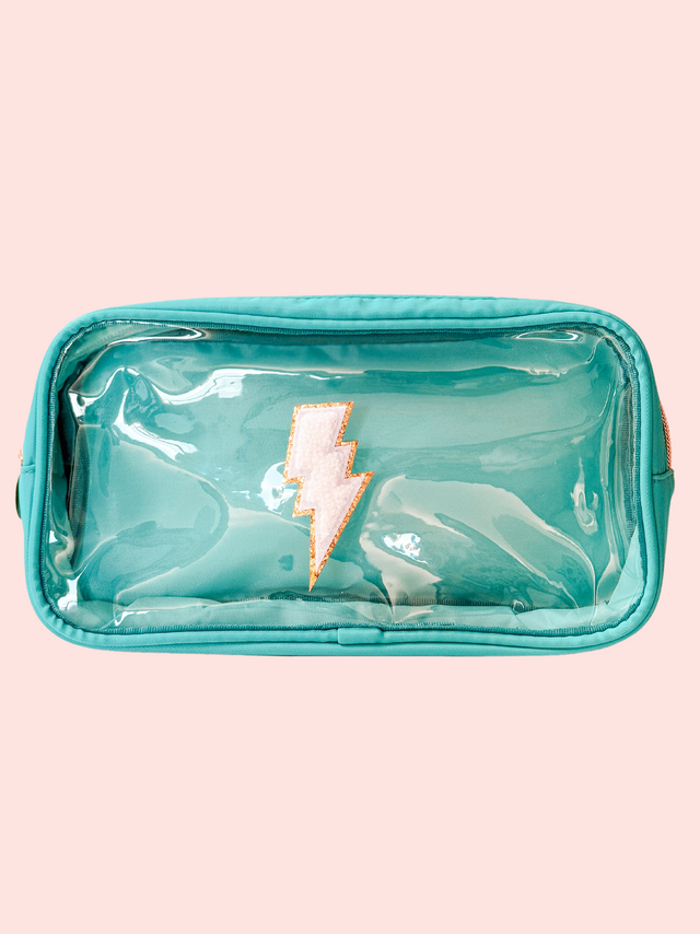 Clear Pouch M Aqua - So Aesthetic!