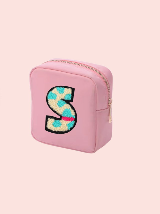 Mini Care Nylon Pouch Rose- So Aesthetic!