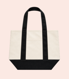 Mini Tote Black - Patches