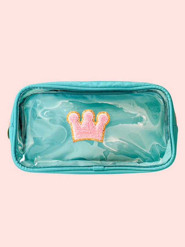 Clear Pouch M Aqua - So Aesthetic!