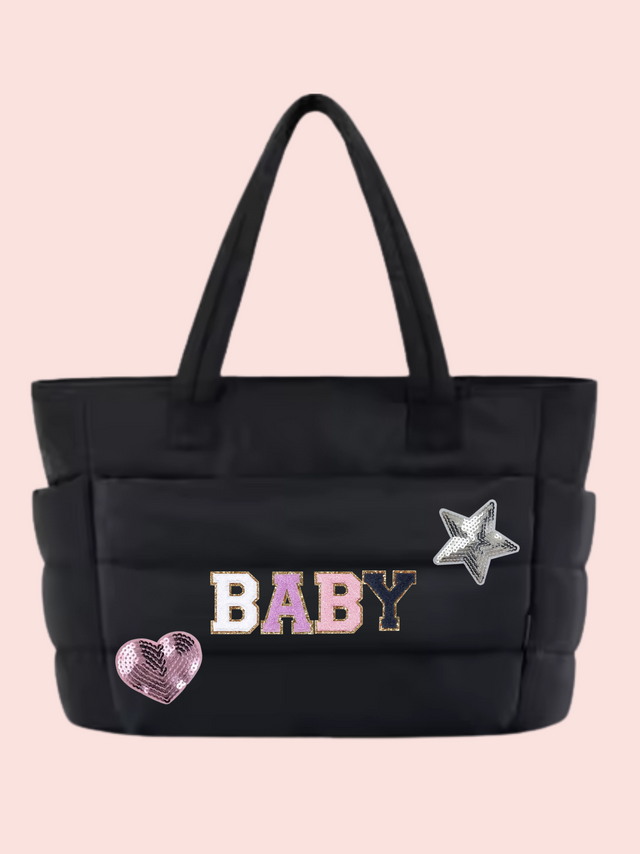Big Tote Black- So Aesthetic!