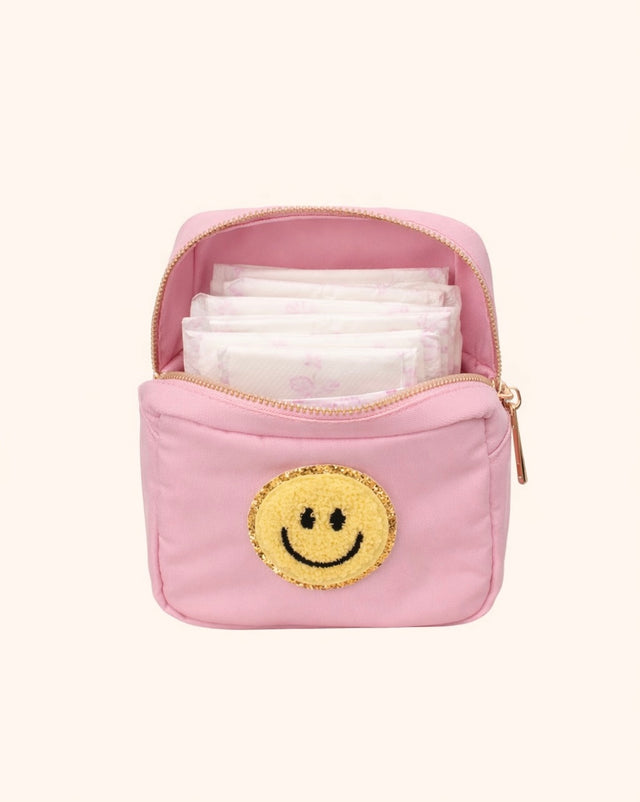 Mini Care Nylon Pouch Rosa - So Aesthetic!