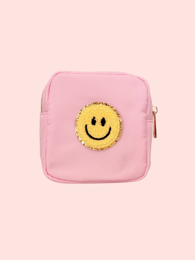 Mini Care Nylon Pouch Rosa - So Aesthetic!