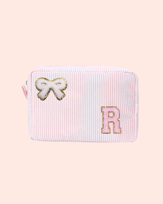 Striped Pouch Pink- So Aesthetic!