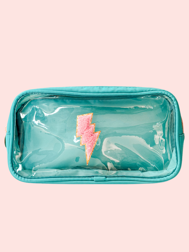 Clear Pouch M Aqua - So Aesthetic!