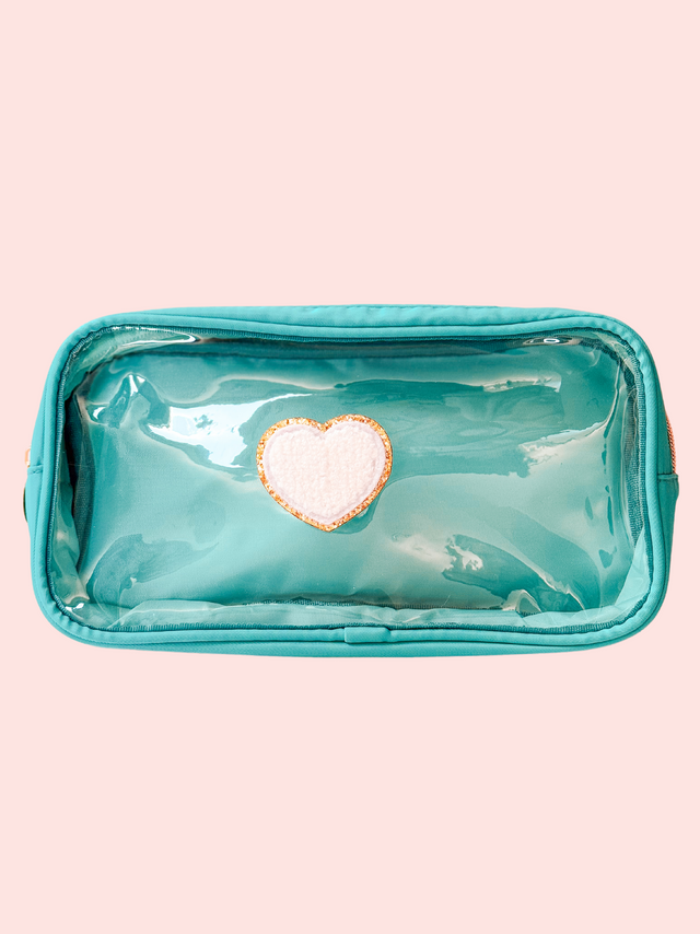 Clear Pouch M Aqua - So Aesthetic!