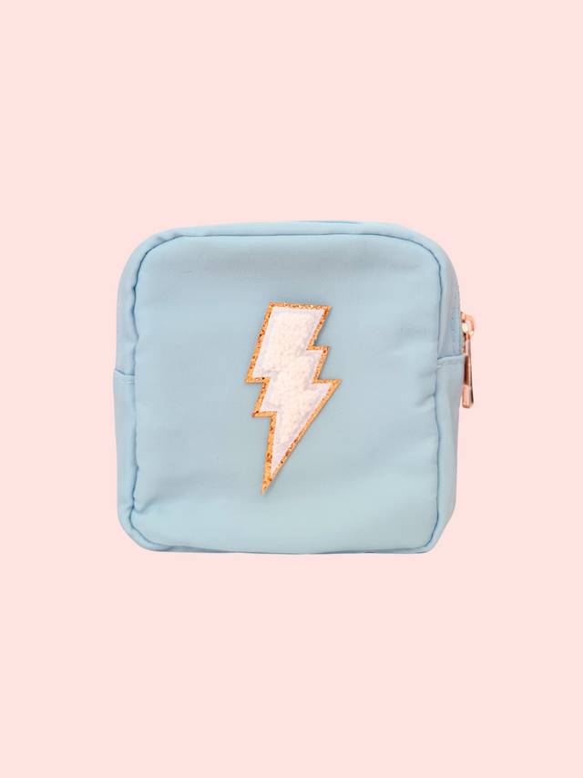 Mini Care Nylon Pouch Celeste- So Aesthetic!
