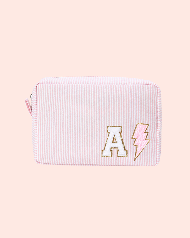 Striped Pouch Pink- So Aesthetic!