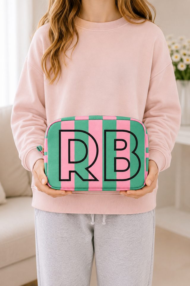 Pouch Monogram Green - So Aesthetic!