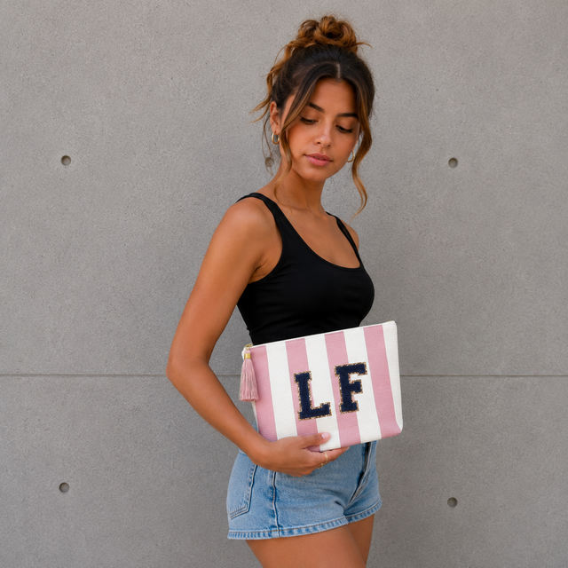 Vanity Pouch Pink - Patches