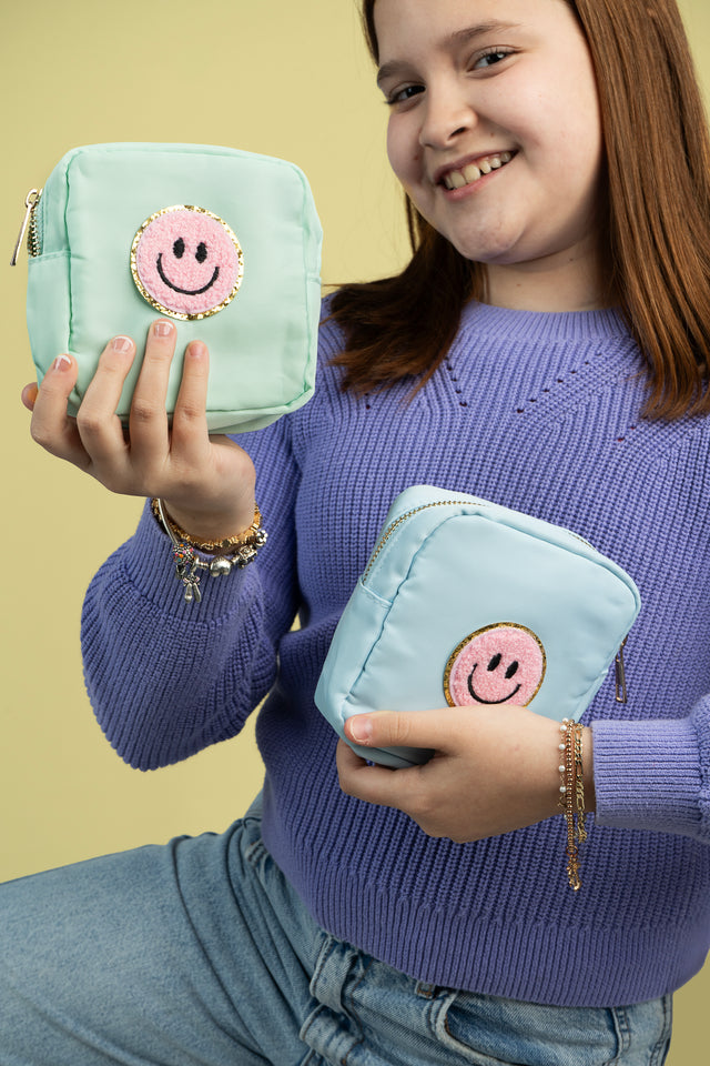 Mini Care Nylon Pouch Menta - So Aesthetic!