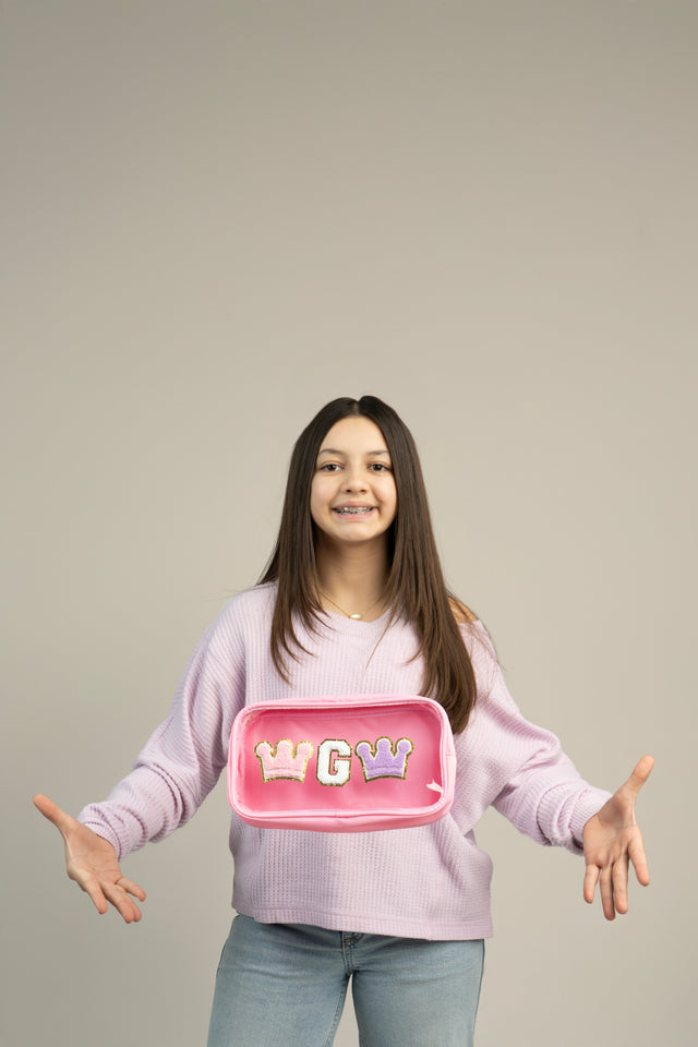 Clear Pouch M Rosa - So Aesthetic!