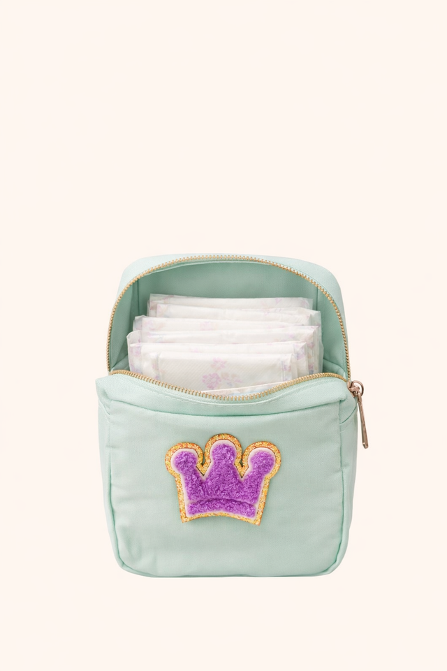 Mini Care Nylon Pouch Menta - So Aesthetic!