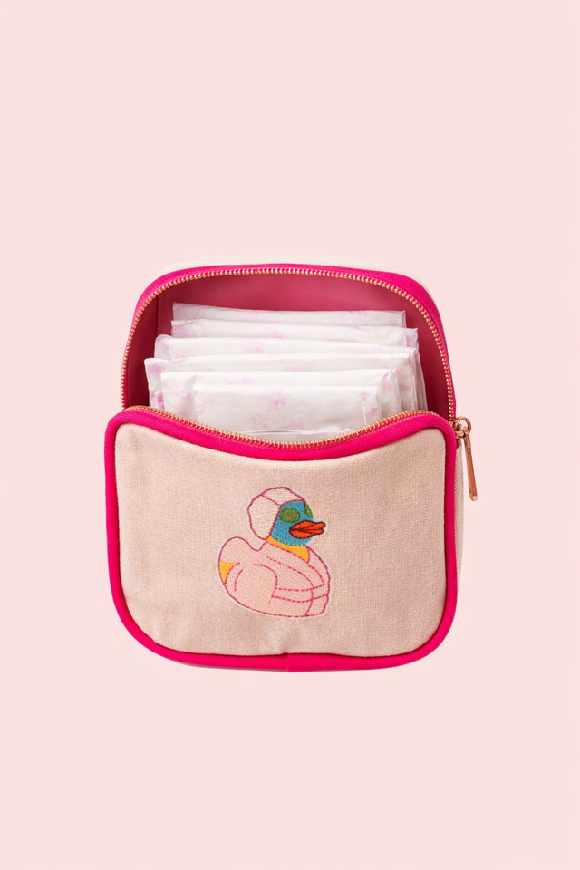 Mini Care Canvas Pouch Fucsia - So Aesthetic!