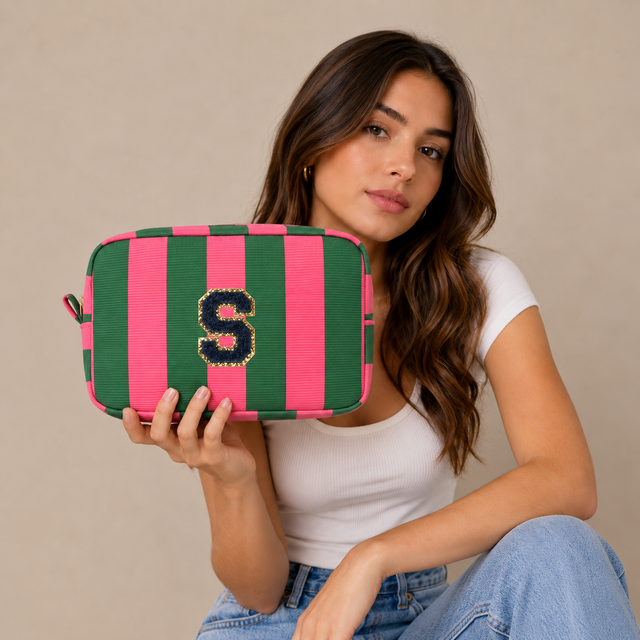 Pouch Stripes Green - Patches