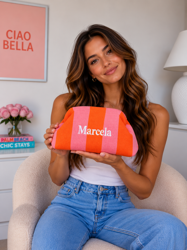 Signature Maxi Pouch- Bordado !