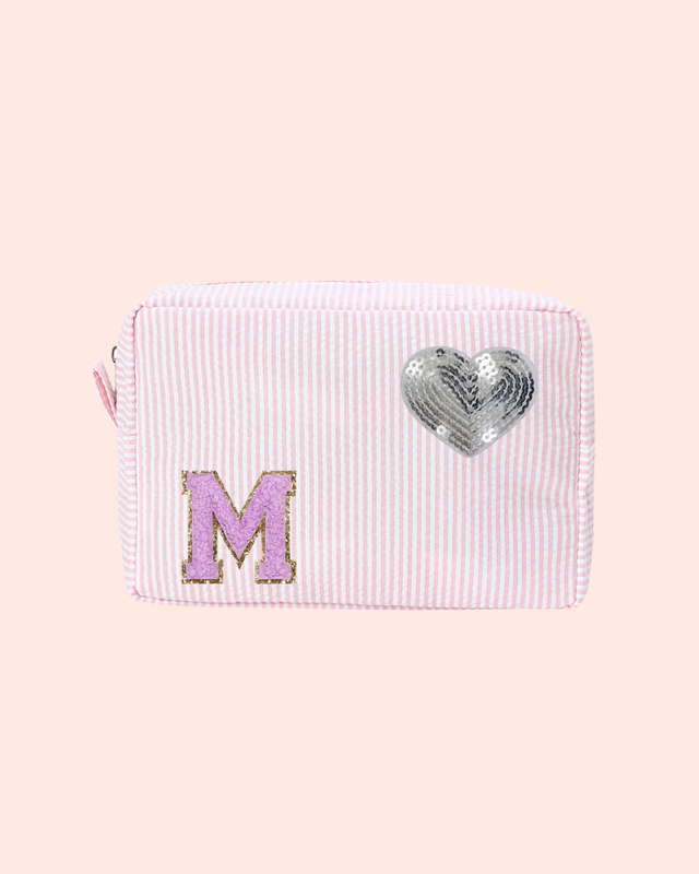Striped Pouch Pink- So Aesthetic!