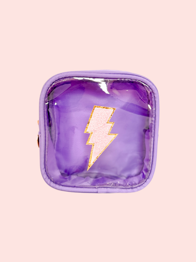Clear Pouch CH Morado - So Aesthetic!