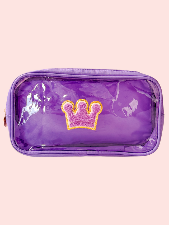 Clear Pouch M Morado - So Aesthetic!
