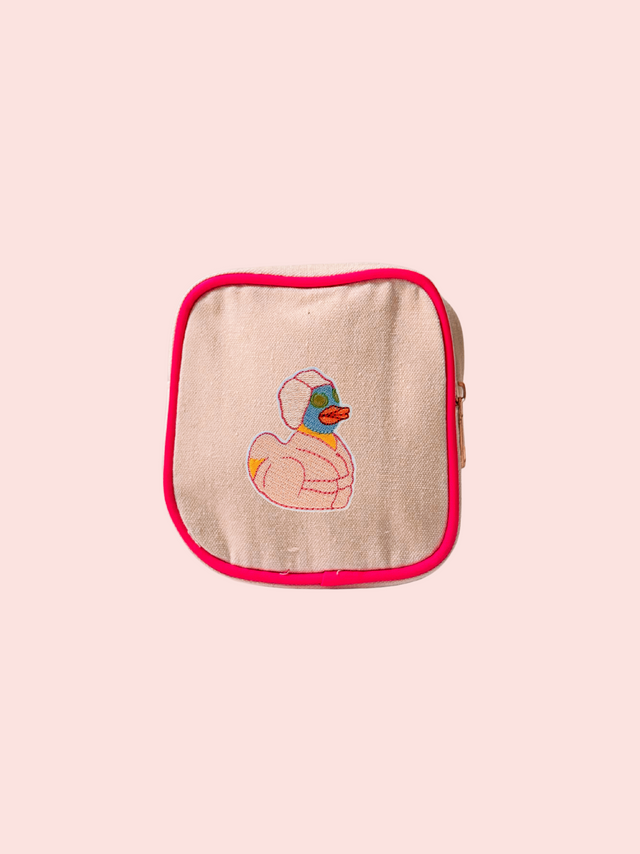 Mini Care Canvas Pouch Fucsia - So Aesthetic!