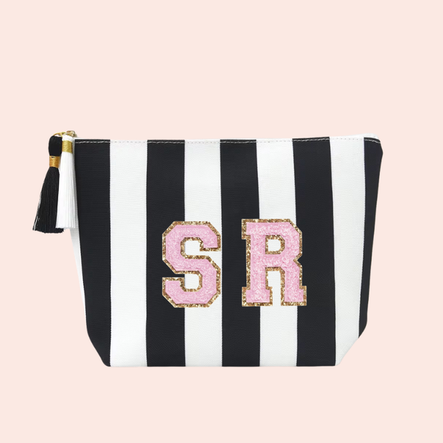 Vanity Pouch B&W - Patches