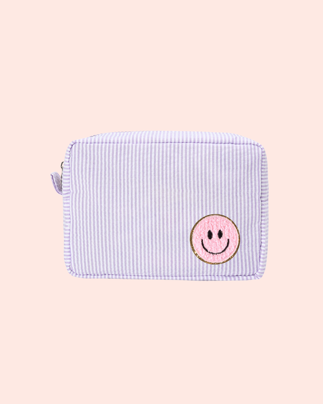 Striped Pouch Lila- So Aesthetic!
