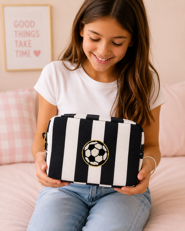 Pouch Stripes Black - So Aesthetic!