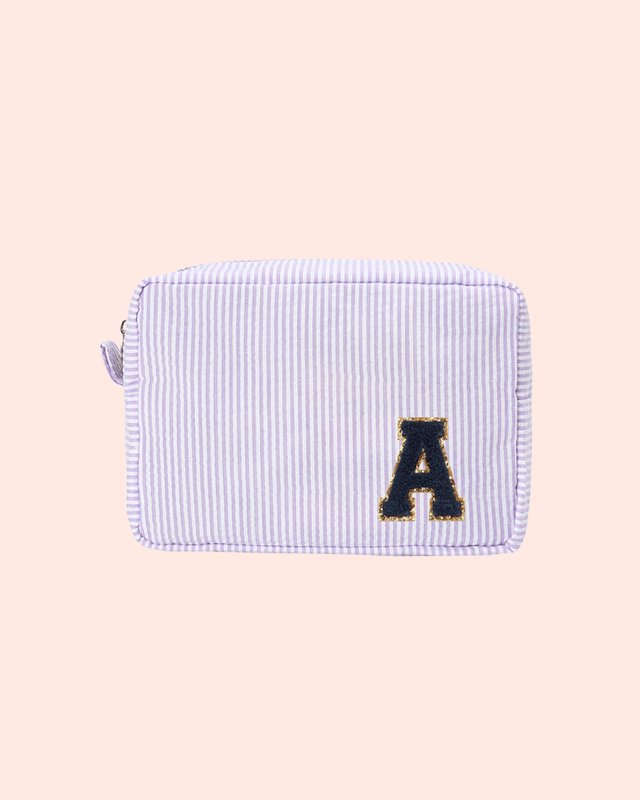 Striped Pouch Lila- So Aesthetic!