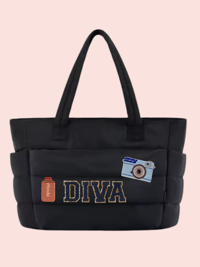 Big Tote Black- So Aesthetic!